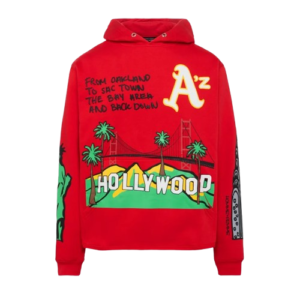 Homme Femme X Kool Kiy Cali to NYC Hoodie Red