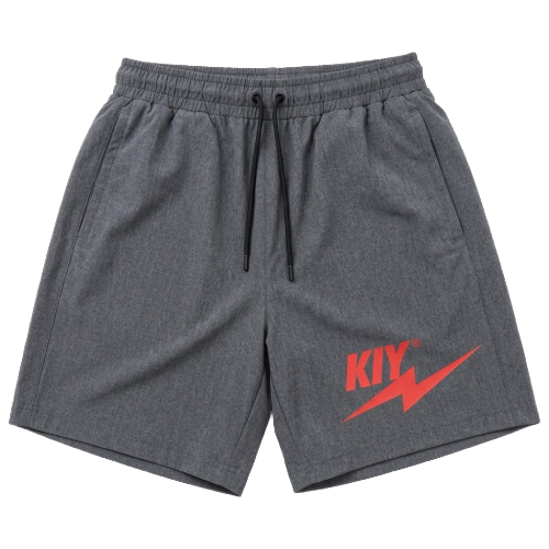 Kool Kiy Grey Logo Shorts Kool Kiy Grey Logo Shorts