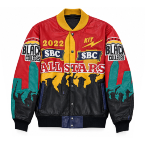 Kool Kiy HBCU Black Colleges Leather Varsity Jacket Kool Kiy HBCU Black Colleges Leather Varsity Jacket