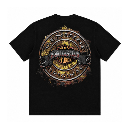 Kool Kiy Howlers Club Studios Black T-Shirt Kool Kiy Howlers Club Studios Black T-Shirt