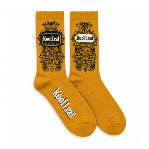 Kool Kiy Kool Leaf Orange Socks Kool Kiy Kool Leaf Orange Socks
