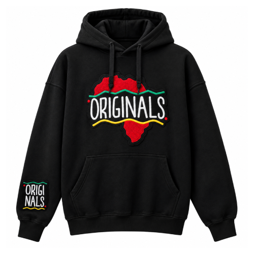 Kool Kiy Originals Motherland Black Hoodie Kool Kiy Originals Motherland Black Hoodie
