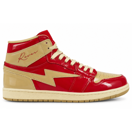 Kool Kiy Reves Paris Red and Beige Sneakers Kool Kiy Reves Paris Red and Beige Sneakers