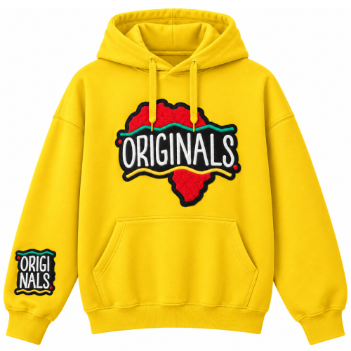 Kool Kiy Yellow Originals Motherland Hoodie Kool Kiy Yellow Originals Motherland Hoodie