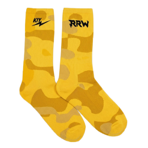 Kool Kiy x RRW Global Yellow Logo Socks Kool Kiy x RRW Global Yellow Logo Socks