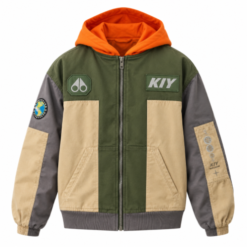 Kool Kiy x Moose Knuckles Khaki Jacket Kool Kiy x Moose Knuckles Khaki Jacket